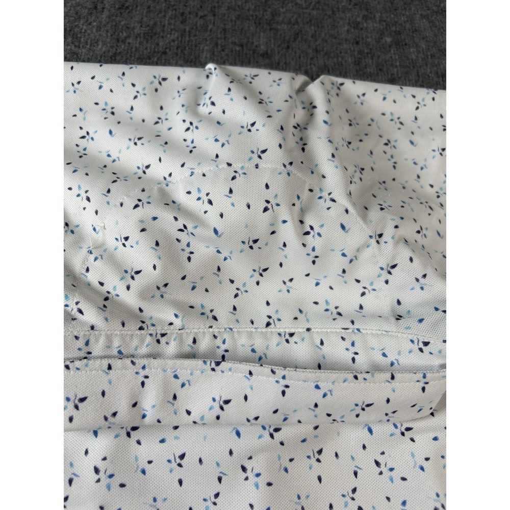 johnnie o button down polo xl polyester spandex - Picture 4 of 6
